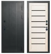 Термо Axeldoors BASIC Антик черное серебро Царга