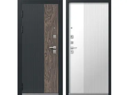 С-111 черный муар+кварц черный+орех мокко - Кашемир белый 2025