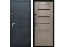 Эверест царга Серый графит-Сандал серый/капучино