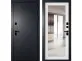 Термо Axeldoors С101 Букле черный - Эмалит белый Зеркало