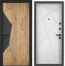 Tau PP Колоре неро Дуб крафт золотой-Бьянко